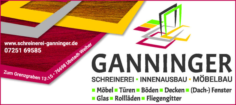 Schreinerei Edmund Ganninger GmbH & Co. KG - Anzeige